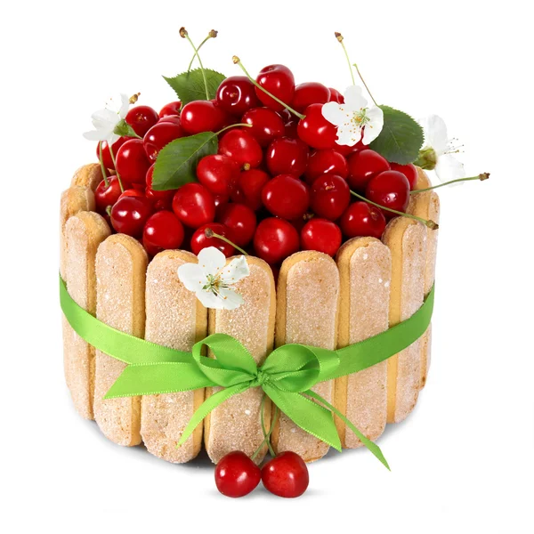 Cseresznyés torta — Stock Fotó