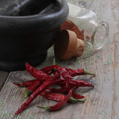 Taş harç chili biber ile