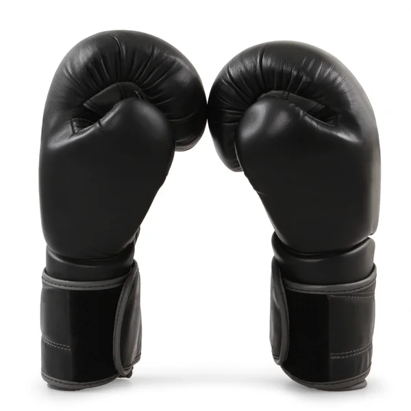 Guantes de boxeo negros — Foto de Stock