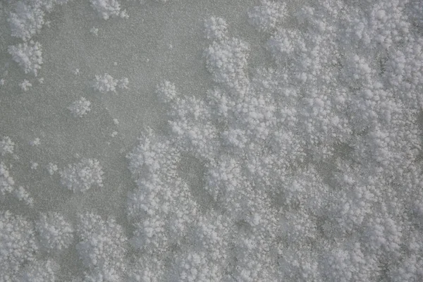 Ice texture on the window, white — Stock Photo, Image