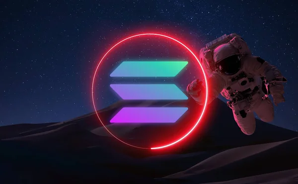 Solana SOL Kripto Para Birimi. Döviz ve grafiğinde Solana madeni para büyüme tablosu