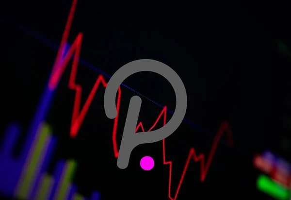 Polkadot DOT Kripto Para Birimi. Döviz ve grafiğinde madeni para büyüme tablosu