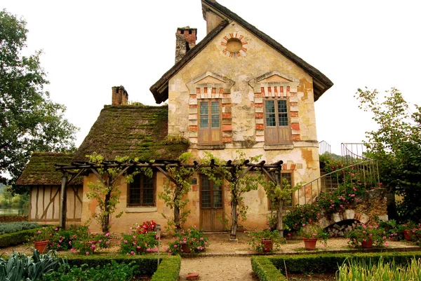 Cottage nel borgo della Regina, Versailles, Francia Fotografia Stock