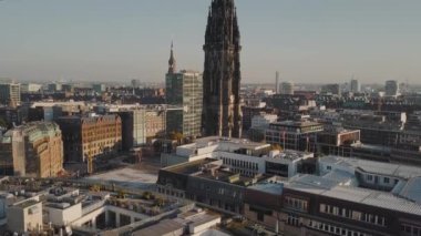 11 Ekim 2020 'de Hamburg' un hava görüntüsü