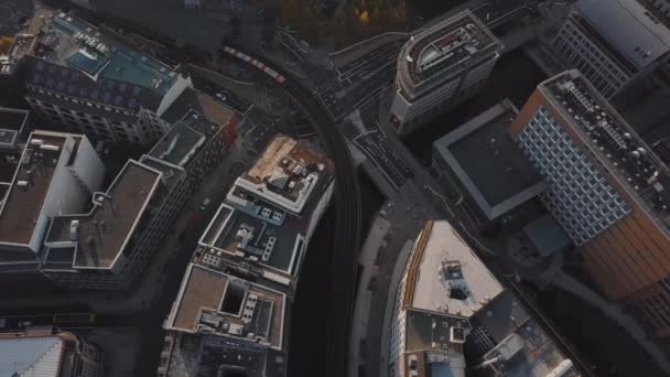 Luftaufnahme von Hamburg am 11. Oktober 2020 — Stockvideo