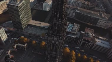 11 Ekim 2020 'de Hamburg' un hava görüntüsü