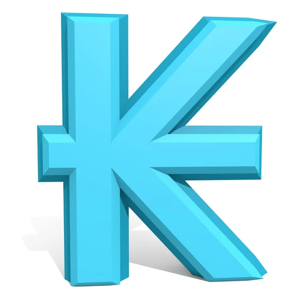 Signo de kip 3d —  Fotos de Stock