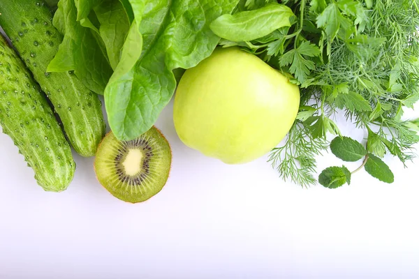 Legume și fructe verzi — Fotografie, imagine de stoc