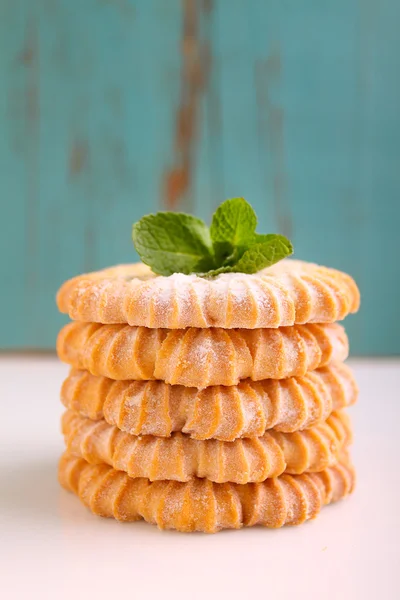 Biscotti con zucchero a velo — Foto Stock