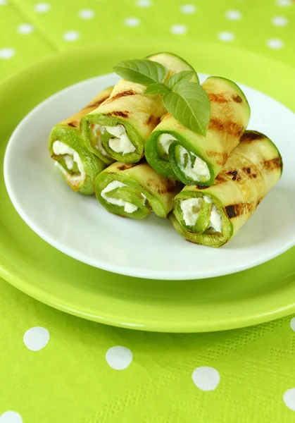 Zucchini rolls — Stock Photo, Image