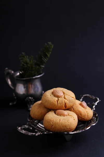 Cookies met takje fir tree — Stockfoto