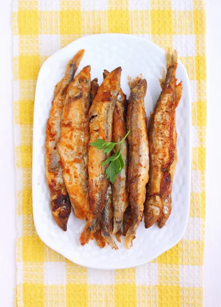 Capelin fish fried — Stock Image Capelin fish fried Stock Photo