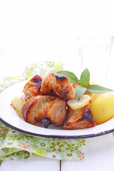 Tasty grilled meal — Stock Photo, Image