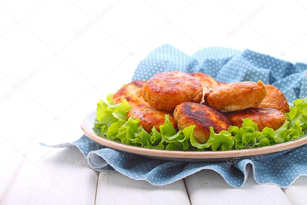 Turkey cutlets with lemon