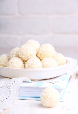 lezzetli Hindistan cevizi şeker