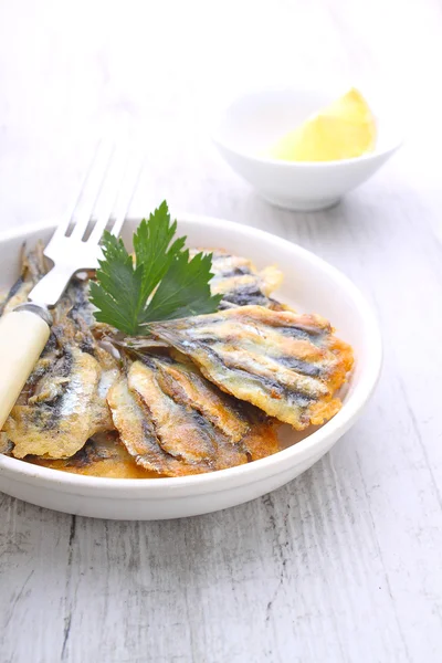 Pedaços de anchova tradicionais — Fotografia de Stock