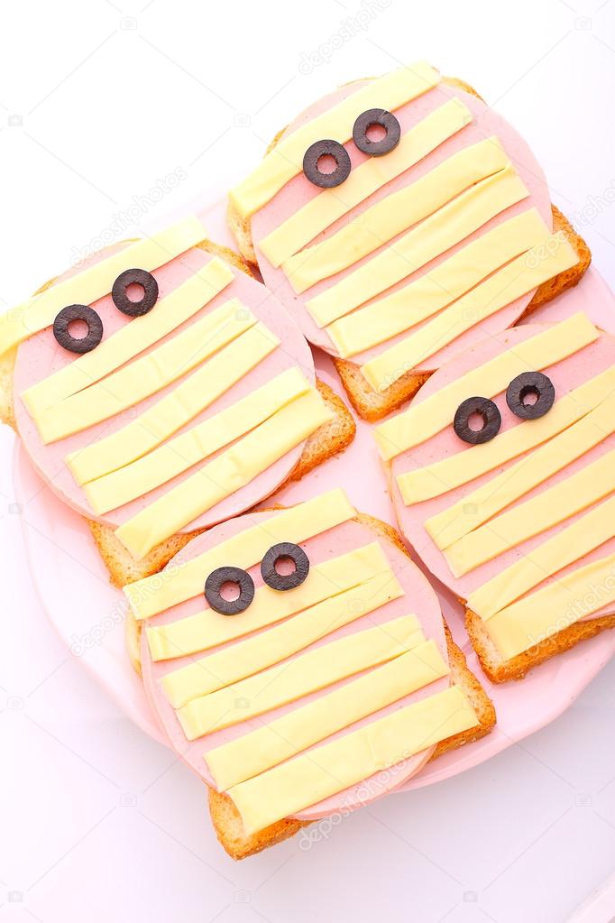 funny sandwiches for halloween party