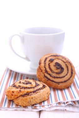 Kurabiye ve bir fincan çay.