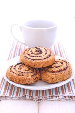 Kurabiye ve bir fincan çay.