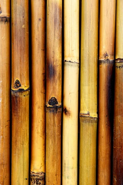 Cerca Fundo Queima Bambu — Fotografia de Stock