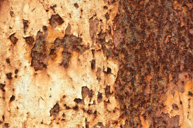 Eski grungy sıkıntılı paslı metal