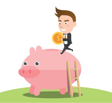 Komik düz karakter mali kavramı