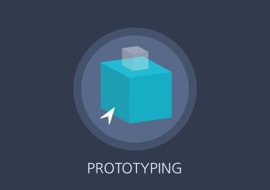 prototipleme kavramı düz simgesi
