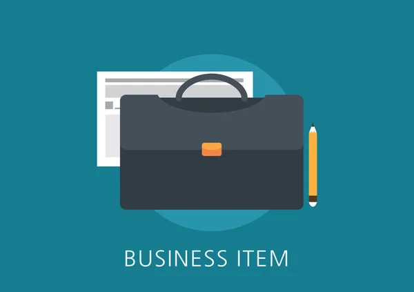 Business item concept flat icon — Stock Vector