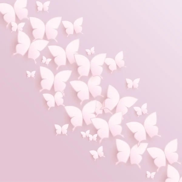 Fondo abstracto de mariposa rosa - vector eps10 — Vector de stock