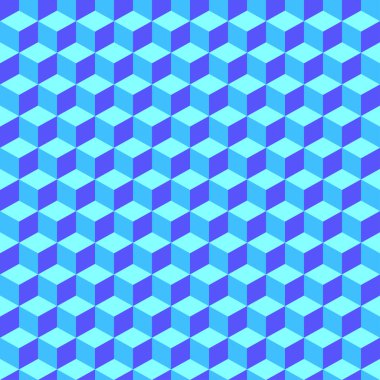 Mavi geometrik birim Dikişsiz desen arka plan 002