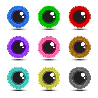 Göz topu çok renkli