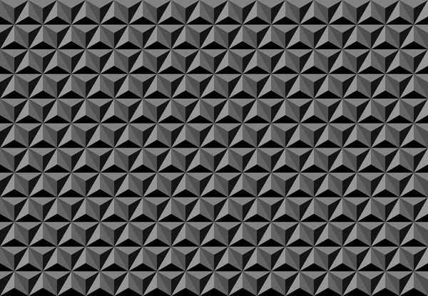 抽象三角纹理无缝模式黑色 — 图库矢量图片
