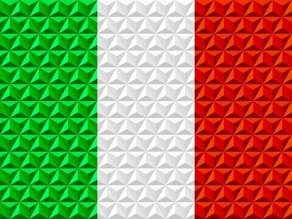 Bandera de Italia — Vector de stock