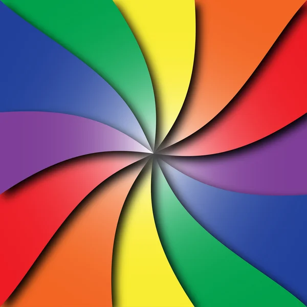 Espiral colorida — Vector de stock