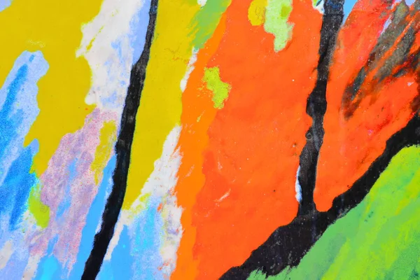 Abstrakcyjny Kolorowy Rysunek Jasne Kolorowe Tło Optymizm — Zdjęcie stockowe