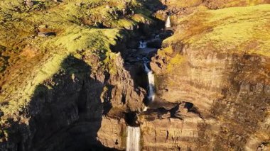 Doğu İzlanda 'daki Xi Dağları' nın hava manzarası.