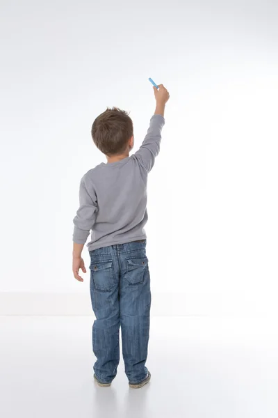 Niño mostrado por detrás — Foto de Stock