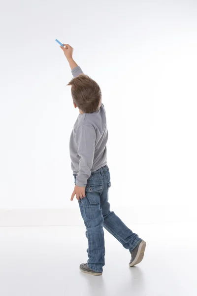 Concentrated little kid — Stock Photo, Image