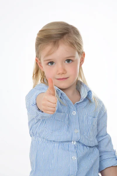 Portrait of determinated child — Stock Photo, Image