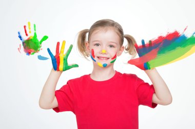 Küçük sanatçı iyi eğlenceler