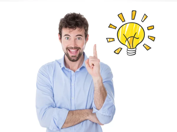 genç işadamı, sadece iyi bir fikri vardı