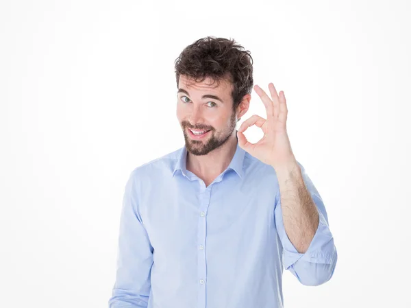 Everything okay for this confident man — Stock Photo, Image