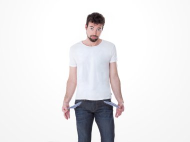 tüm parasını harcanan genç adam