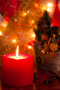 Noel deco candel ile