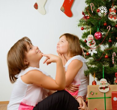 iki çocuk Noel hakkında rüya