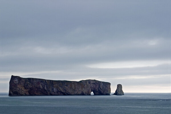 Perce Rock in the Gaspe, Quebec