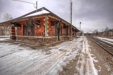 Eski Galt tren istasyonu, Ontario, Kanada