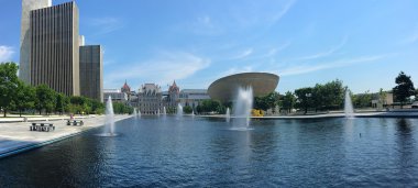 Devlet hükümet binaları Albany, New York Panoraması