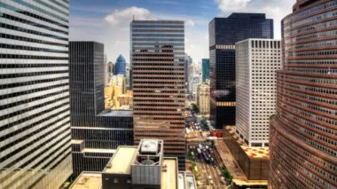 Manhattan'ın 4 k Ultrahd A geniş manzara