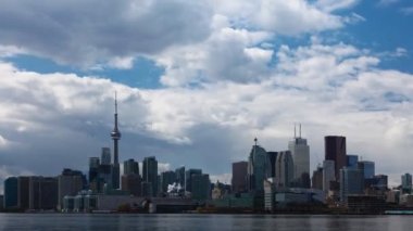 4k Ultrahd Timelapse Toronto bulutlu bir günde